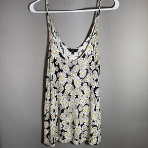 Daisy Floral g21 Tank Top, Womens Size Medium